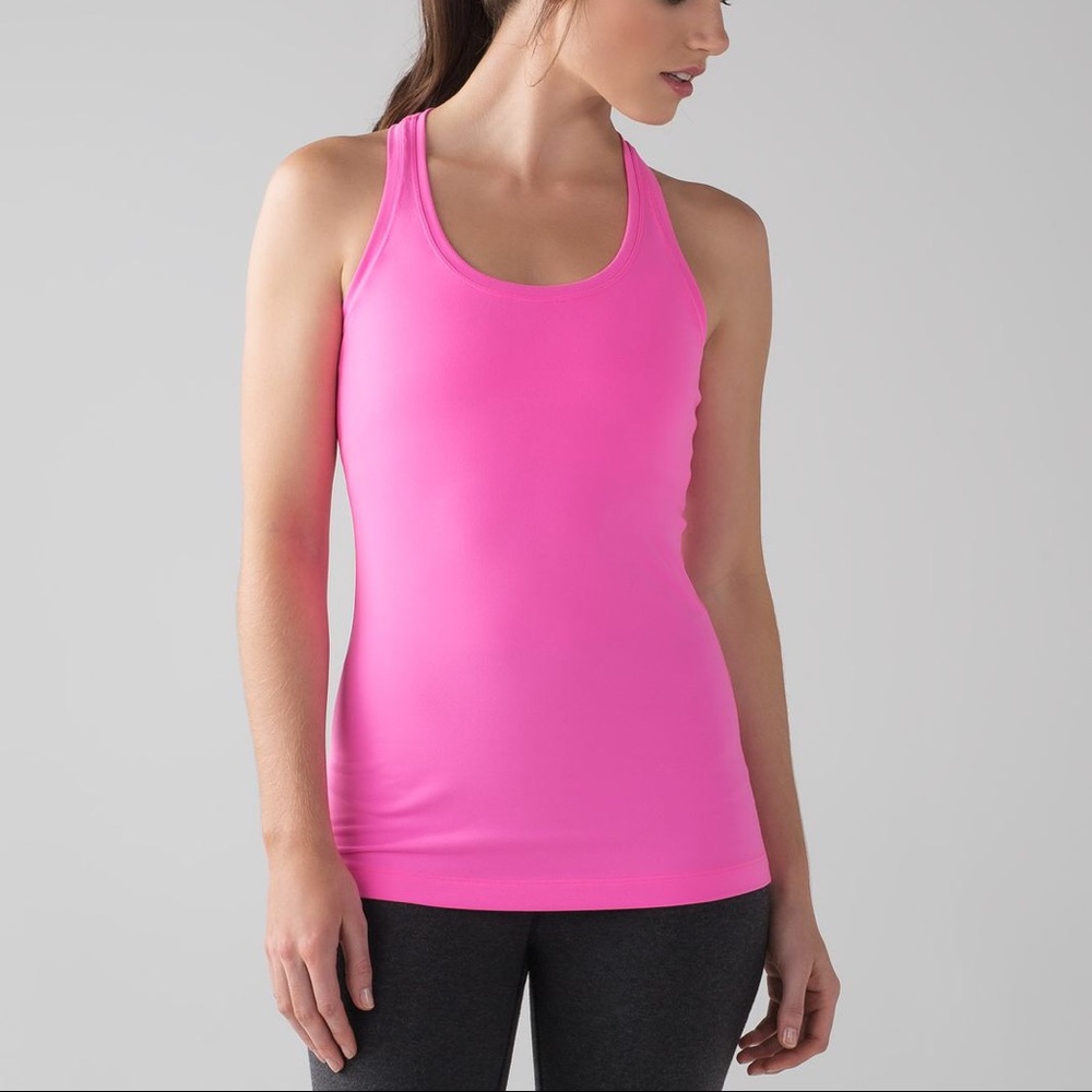 Lululemon cool Racerback tank in hot pink
